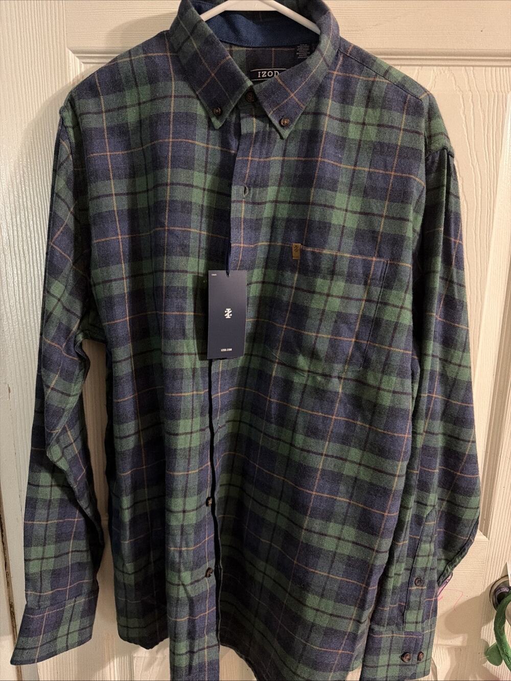 Izod Men’s Large LS Stratton Flannel
